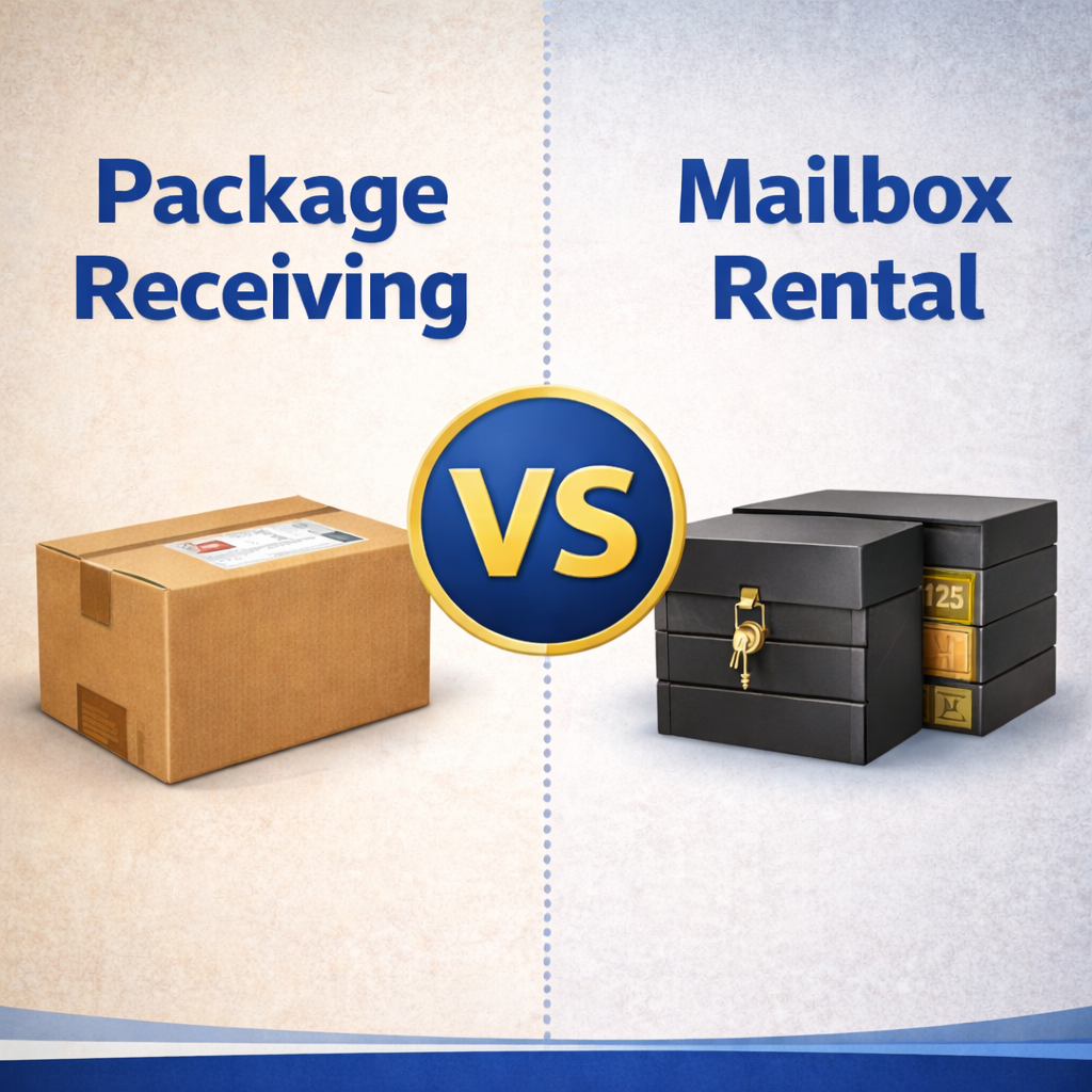 Package Receiving vs Mailbox Rental